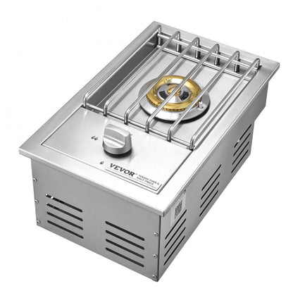 GSB1 - 15,000 BTU Stainless Steel Outdoor Side Burner for Efficient Grilling