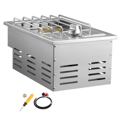 GSB1 - 15,000 BTU Stainless Steel Outdoor Side Burner for Efficient Grilling