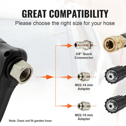 TSG-4000-F - High-Pressure 4000 PSI Foam Cannon for Effective Cleaning