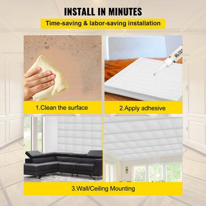 VV-PMTHB-100 - Lightweight Waterproof Foam Ceiling Tiles - 1/5" Thick