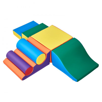 HN-24910 - Safe Foam Climbing Blocks Set for Toddlers, 7 Colorful Pieces