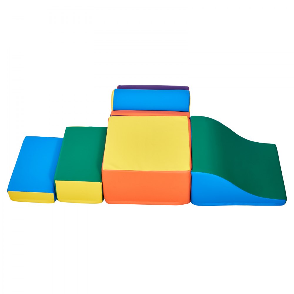 HN-24910 - Safe Foam Climbing Blocks Set for Toddlers, 7 Colorful Pieces
