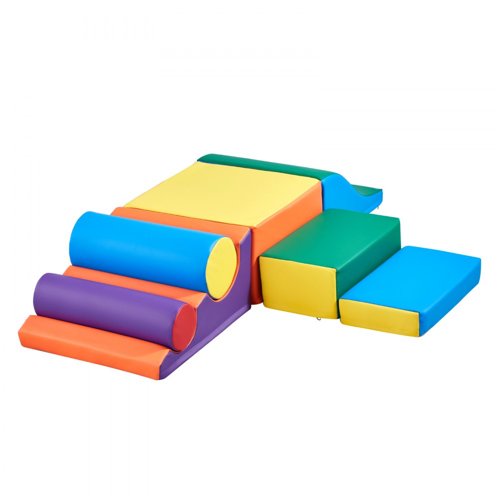 HN-24910 - Safe Foam Climbing Blocks Set for Toddlers, 7 Colorful Pieces