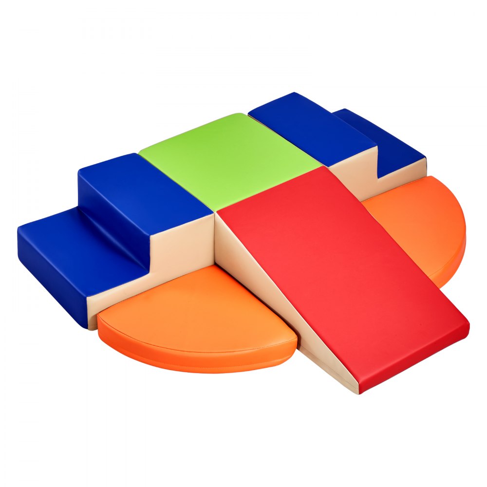 HN-12654 - 6-Piece Colorful Foam Climbing Blocks Set for Kids