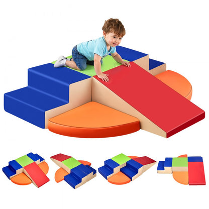 HN-12654 - 6-Piece Colorful Foam Climbing Blocks Set for Kids