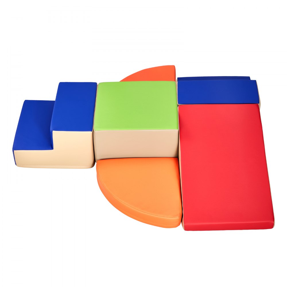 HN-12654 - 6-Piece Colorful Foam Climbing Blocks Set for Kids