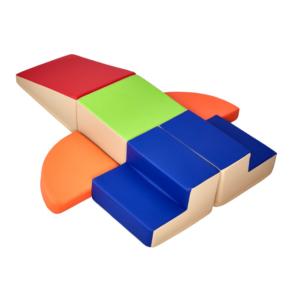 HN-12654 - 6-Piece Colorful Foam Climbing Blocks Set for Kids