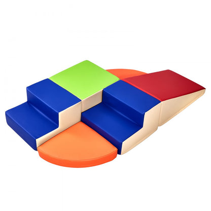 HN-12654 - 6-Piece Colorful Foam Climbing Blocks Set for Kids