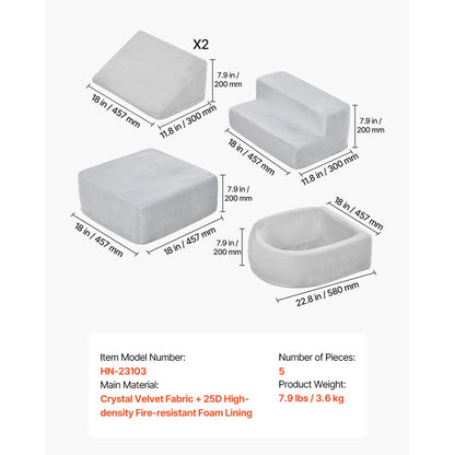 HN-23103 - Safe Foam Climbing Block Set with Customizable Play Configurations