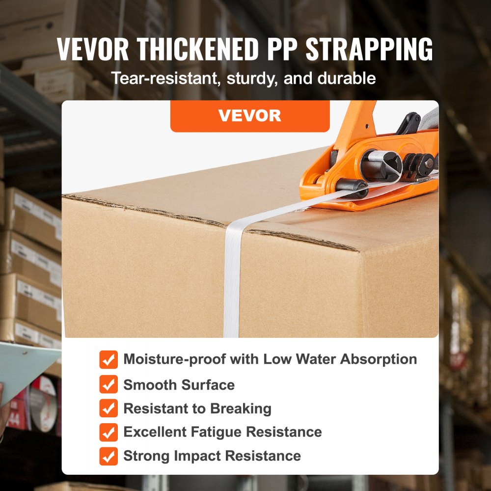 PP13-1 - Heavy-Duty PP Strapping Kit with Tensioner & Sealer Tools