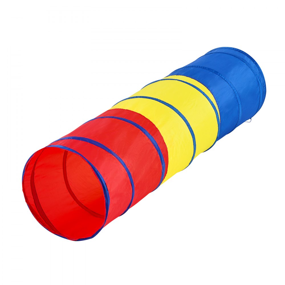 YM-01 - Colorful 70.86'' Kids Play Tunnel Tent for Indoor/Outdoor Fun