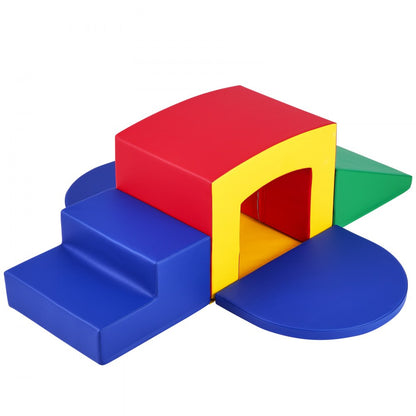 GLB-002 - Durable Indoor Climbing Set for Kids with Tunnel & Ramp