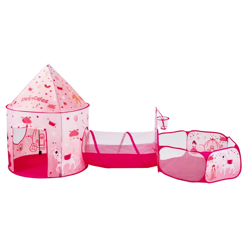 YM-04 - Portable 3-in-1 Kids Play Tent & Tunnel, Lightweight Fun