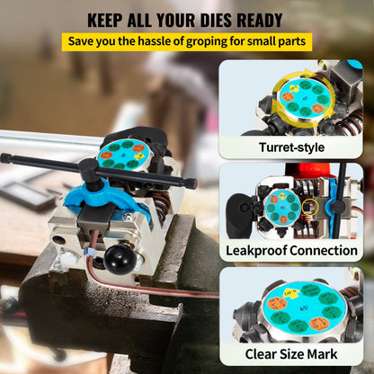 SAE475 - Accurate Brake Line Flaring Tool for 3/16" to 3/8" Tubing