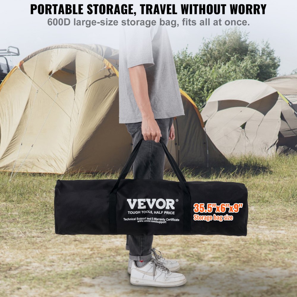 JH-301 - Portable 32ft VEVOR Volleyball & Badminton Set for Outdoor Fun