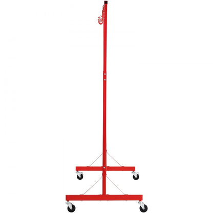 KSQJPQJ - VEVOR Telescopic Paint Rack with 8 Adjustable Hooks and Wheels