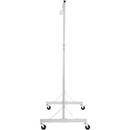KSQJPQJ - Adjustable Steel Painting Rack with 8 Hooks & Telescopic Design
