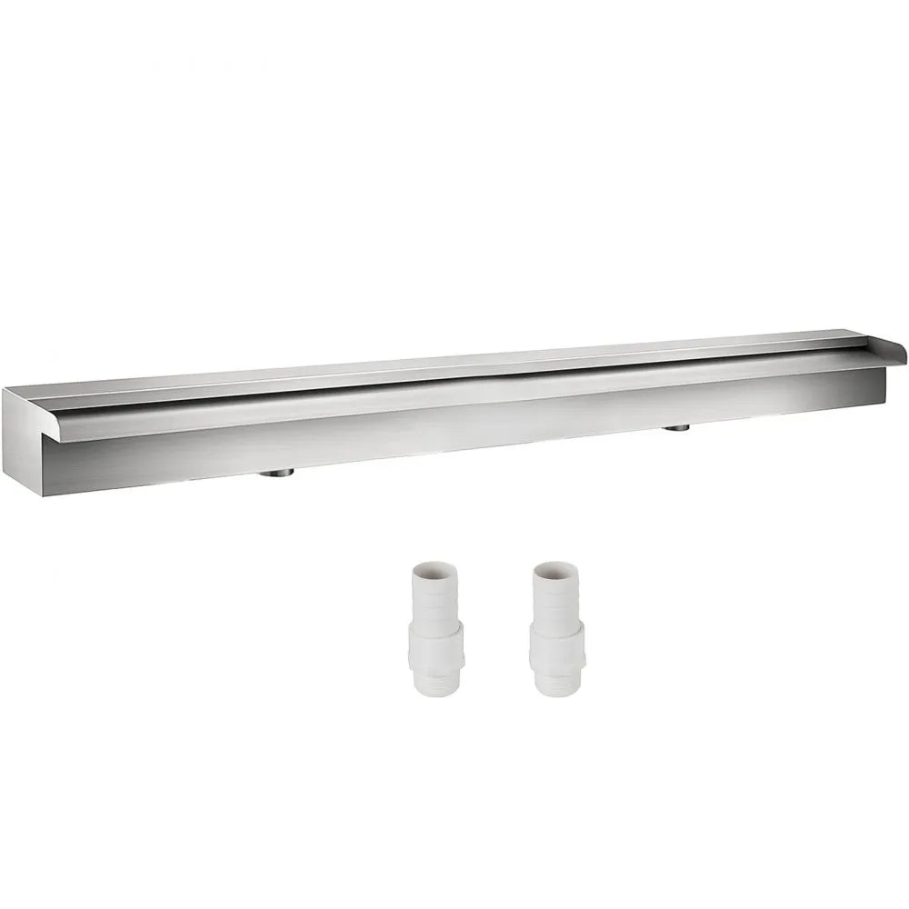 PQSB-9098 - Modern Stainless Steel Waterfall Spillway for Relaxing Ambiance