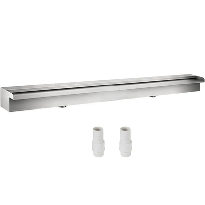PQSB-9098 - Modern Stainless Steel Waterfall Spillway for Relaxing Ambiance