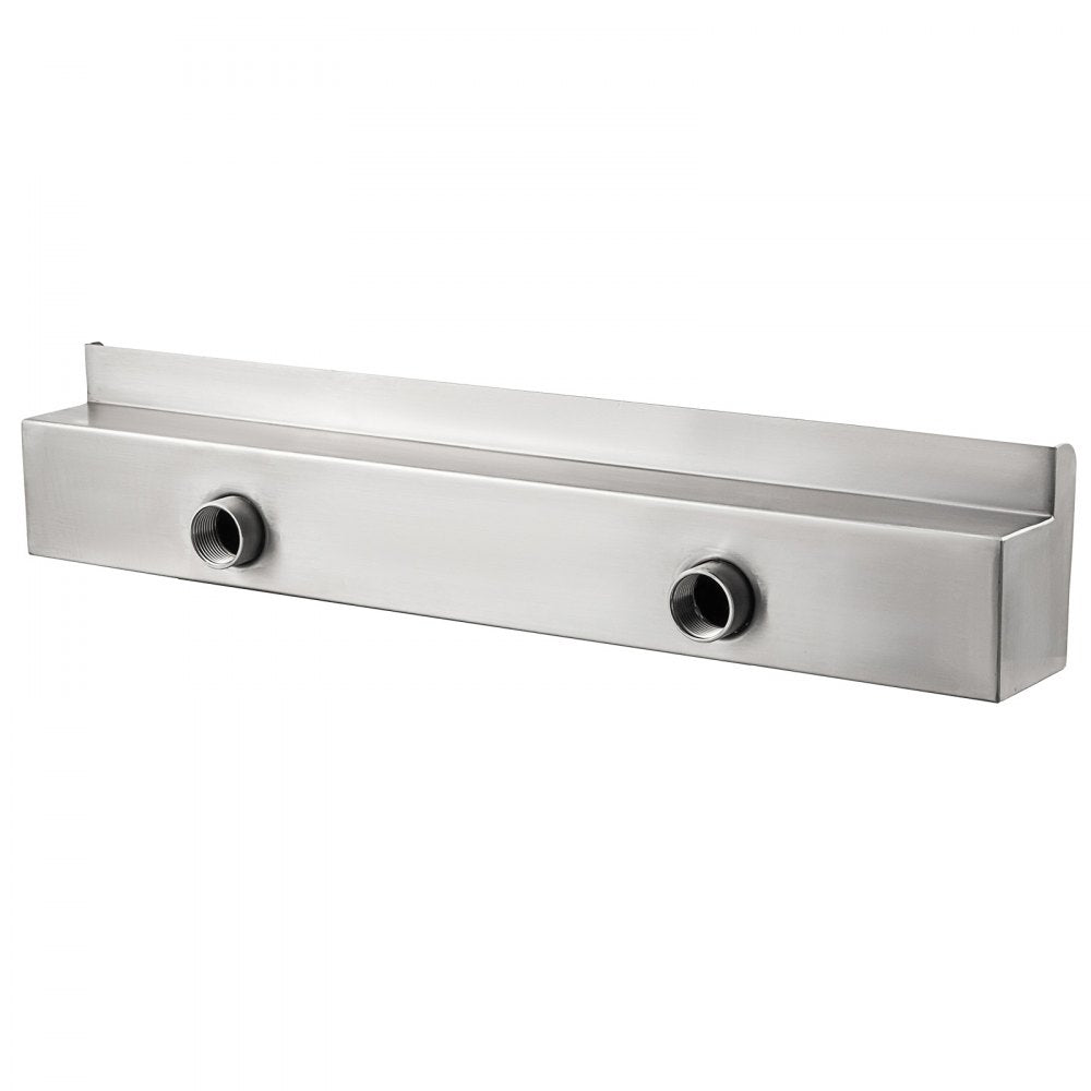 PQSB-8827 - 23.6" Stainless Steel Waterfall Spillway for Elegant Garden Decor