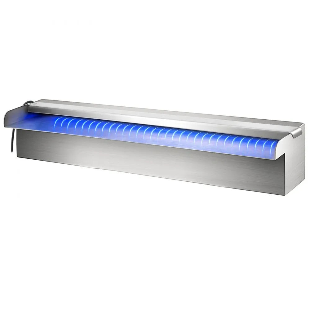 FAGA-0373 - Stainless Steel Waterfall Spillway with Remote-Controllable LED Lights