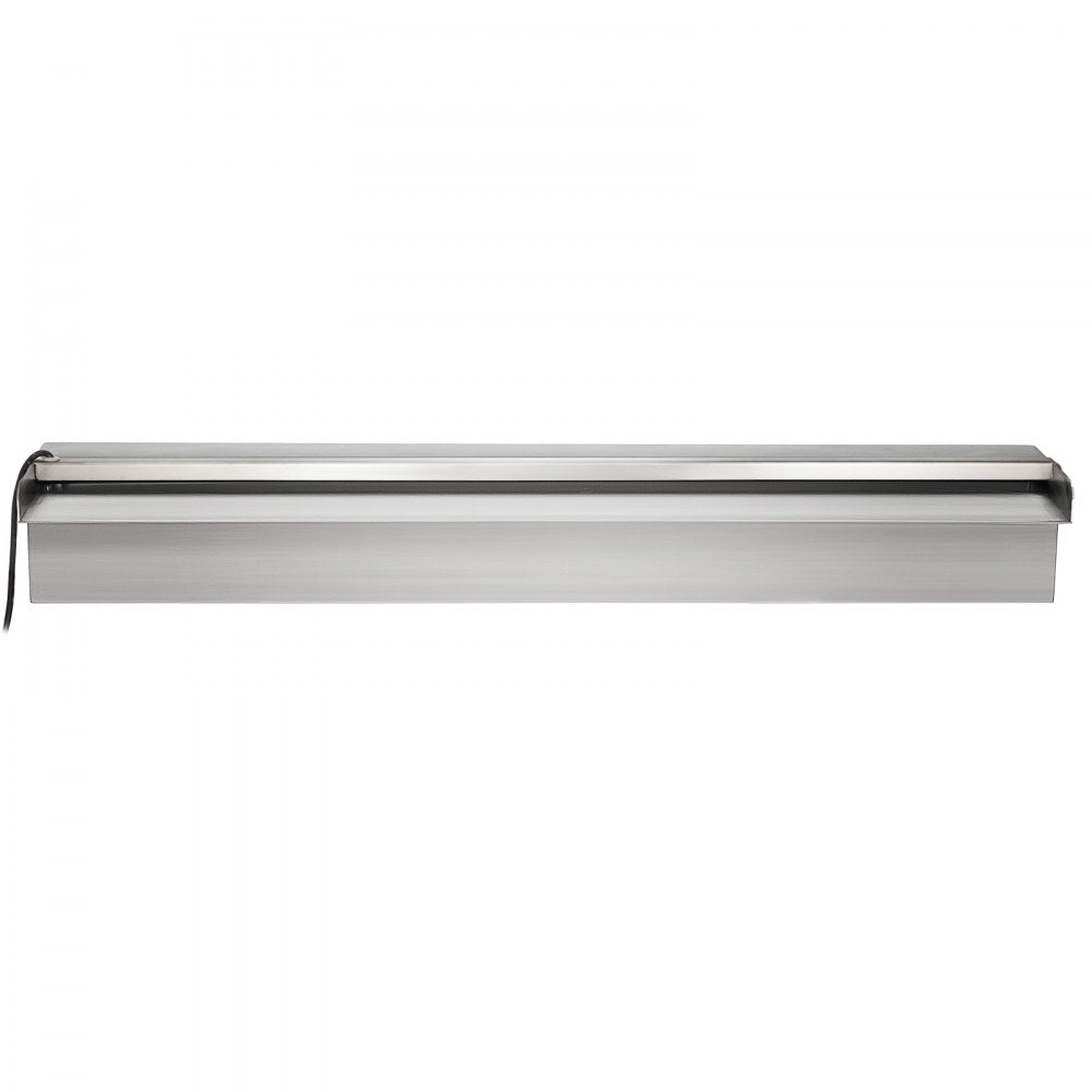 PQSB-9383 - Modern Stainless Steel Pool Fountain with Remote LED Lighting