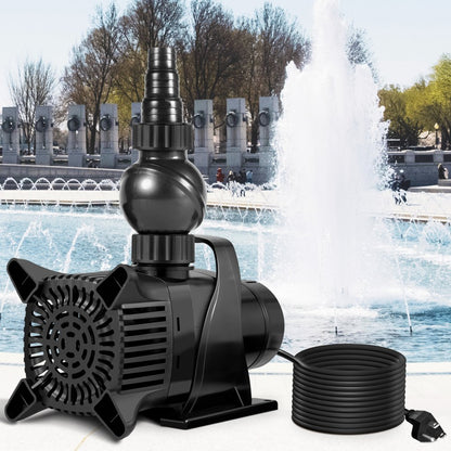 010180936776 - 4000GPH Submersible Pond Pump with 22FT Lift & Quiet Operation