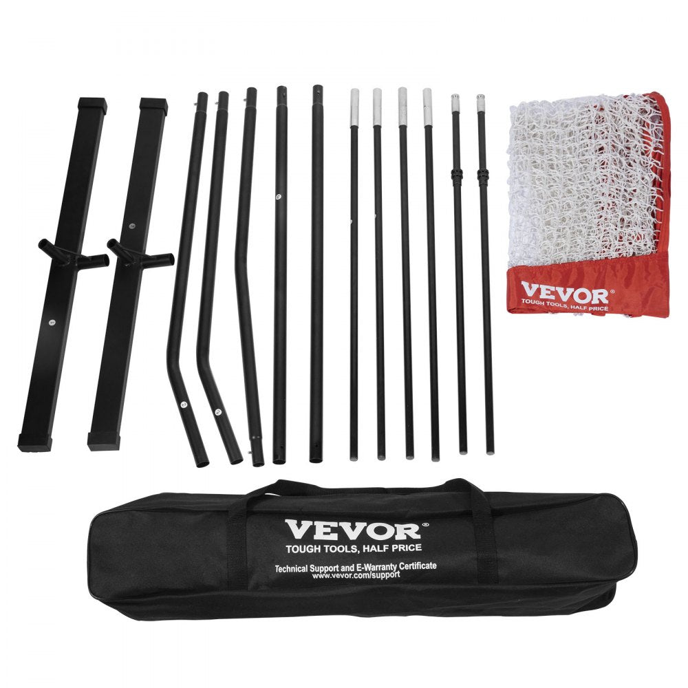 JH-204 - 14ft Portable Volleyball Net with Adjustable Height & Carrying Bag