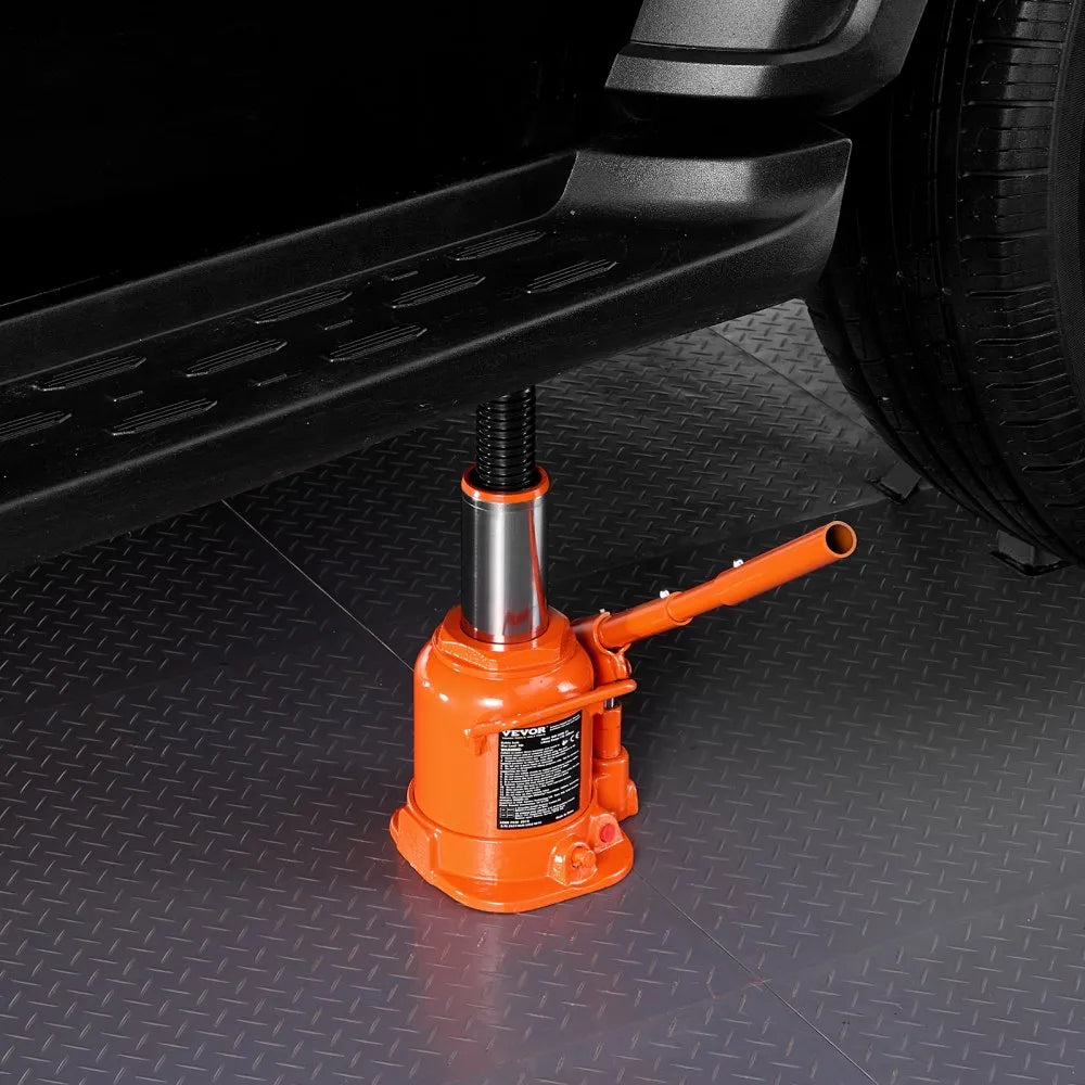 QJD-020S-01 - 20 Ton Hydraulic Bottle Jack, 6.69-12.6” Lift Range