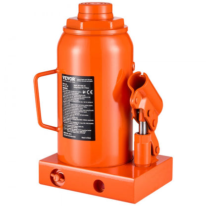 QJD-030S-02 - 30 Ton Hydraulic Bottle Jack, 11.22-18.66 Inch Lift Range