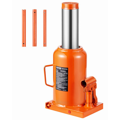 QJD-050S-01HJ - 50-Ton Hydraulic Bottle Jack, 11-17.32" Lift Range
