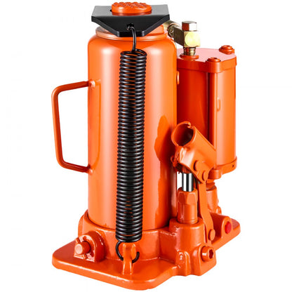 QJD-012S-01QD - 12-Ton Air Hydraulic Bottle Jack, 6.69-12.6" Range