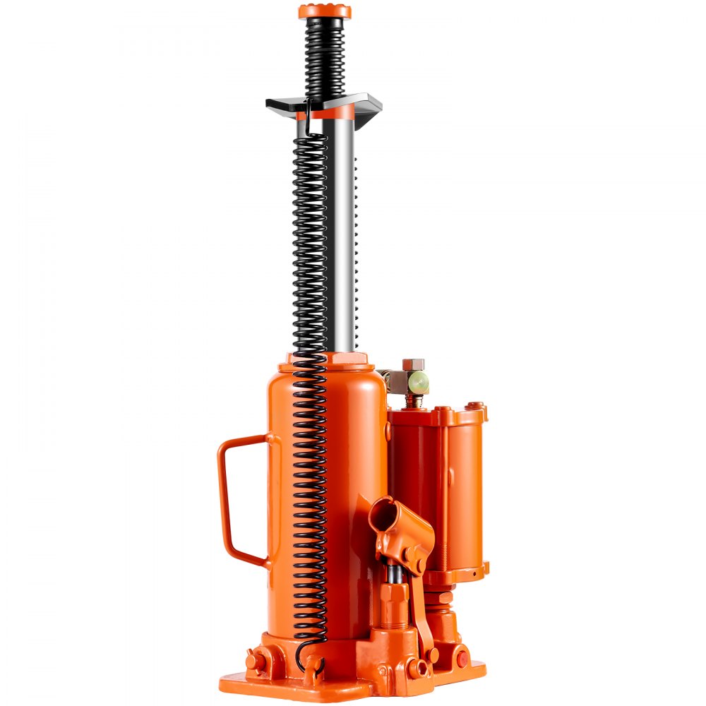 QJD-012S-01QD - 12-Ton Air Hydraulic Bottle Jack, 6.69-12.6" Range