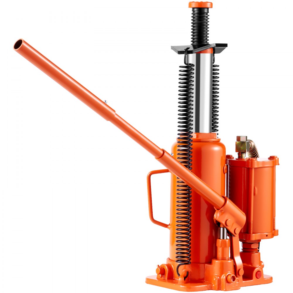 QJD-012S-01QD - 12-Ton Air Hydraulic Bottle Jack, 6.69-12.6" Range