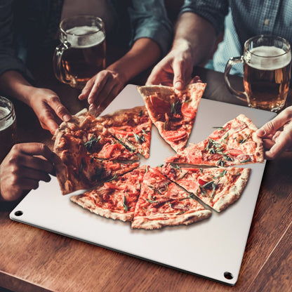vv-ps-055136 - Durable Steel Pizza Stone with 20x Heat Conductivity, 572℉ Max