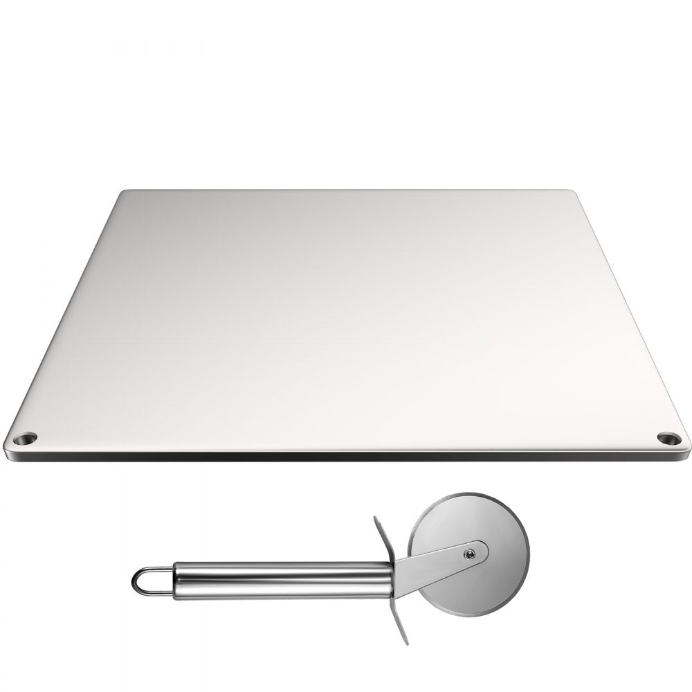 VV-PSGB-413606 - Crispy Crust Steel Pizza Baking Stone, 5-Minute Cook Time