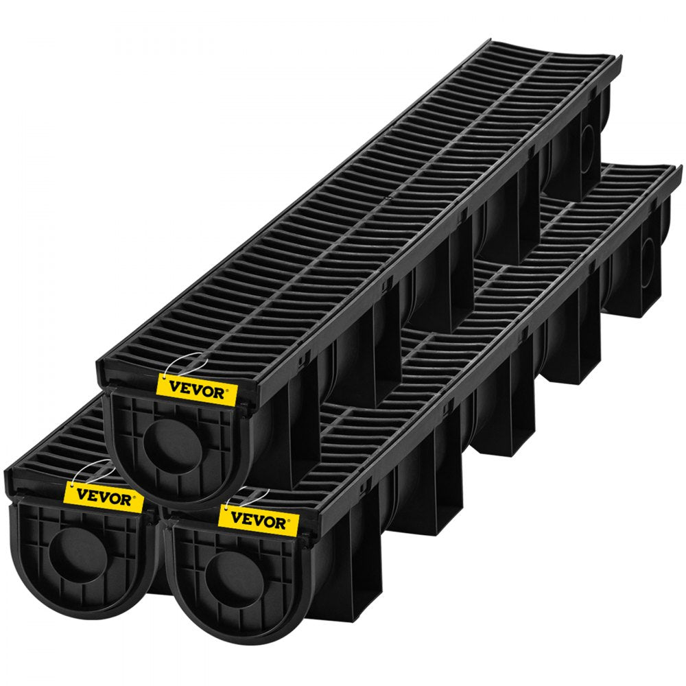 PSG100*100 - 5.9 x 5.1 x 39.4 Inch HDPE Trench Drain System