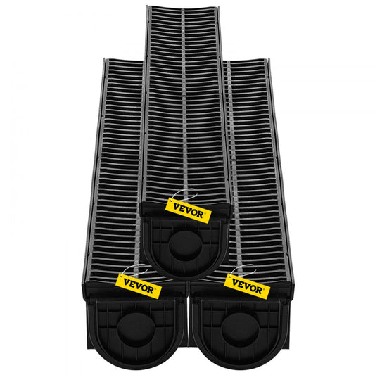 PSG100*100 - 5.9 x 5.1 x 39.4 Inch HDPE Trench Drain System