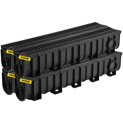 PSG100*150*4M - 39.4" VEVOR Trench Drain System, HDPE, B125 Rated