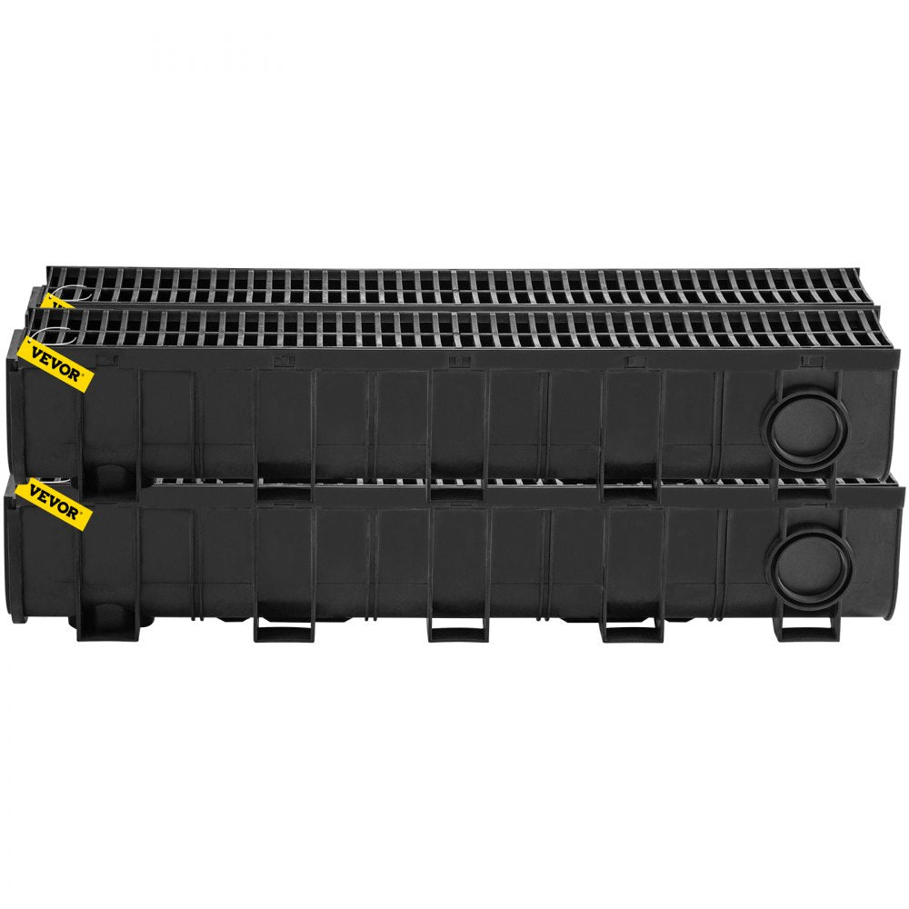 PSG100*150*4M - 39.4" VEVOR Trench Drain System, HDPE, B125 Rated
