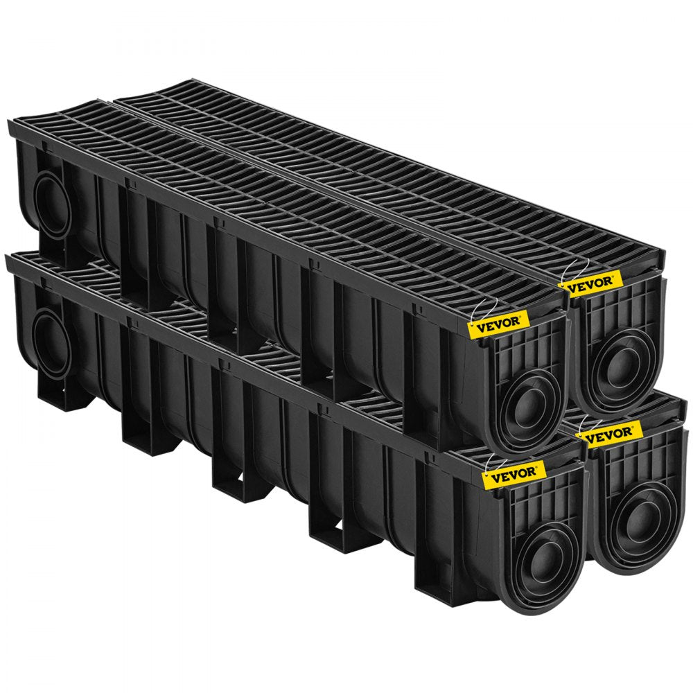 PSG100*150*4M - 39.4" VEVOR Trench Drain System, HDPE, B125 Rated