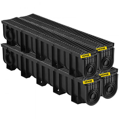 PSG100*150*4M - 39.4" VEVOR Trench Drain System, HDPE, B125 Rated