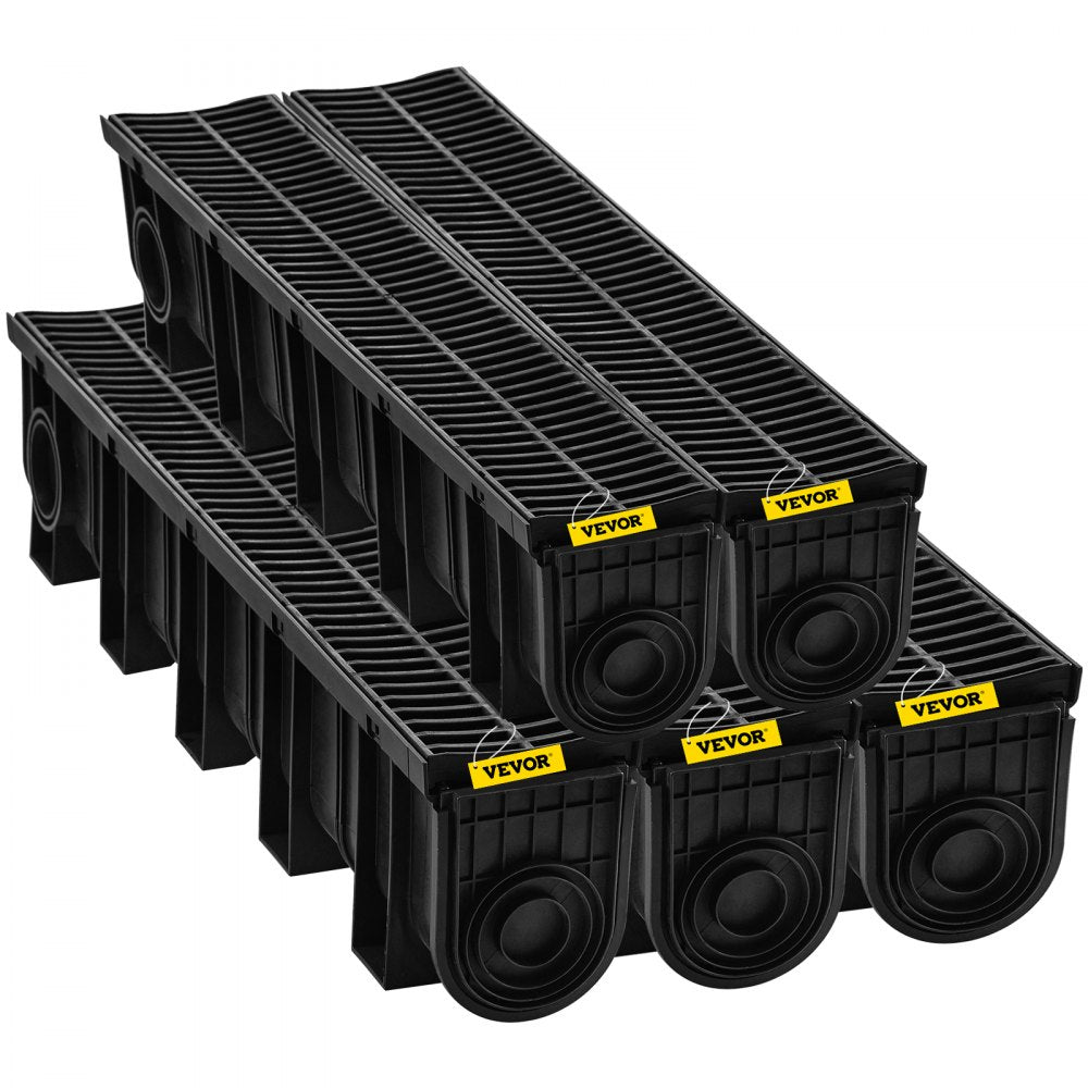 PSG100*150*5M - Durable 39.4-Inch Trench Drain System, Easy Install Design