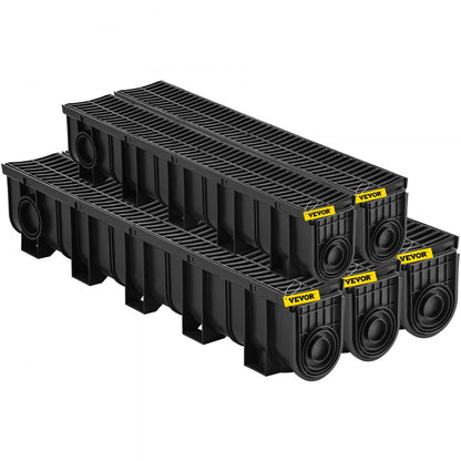 PSG100*150*5M - Durable 39.4-Inch Trench Drain System, Easy Install Design