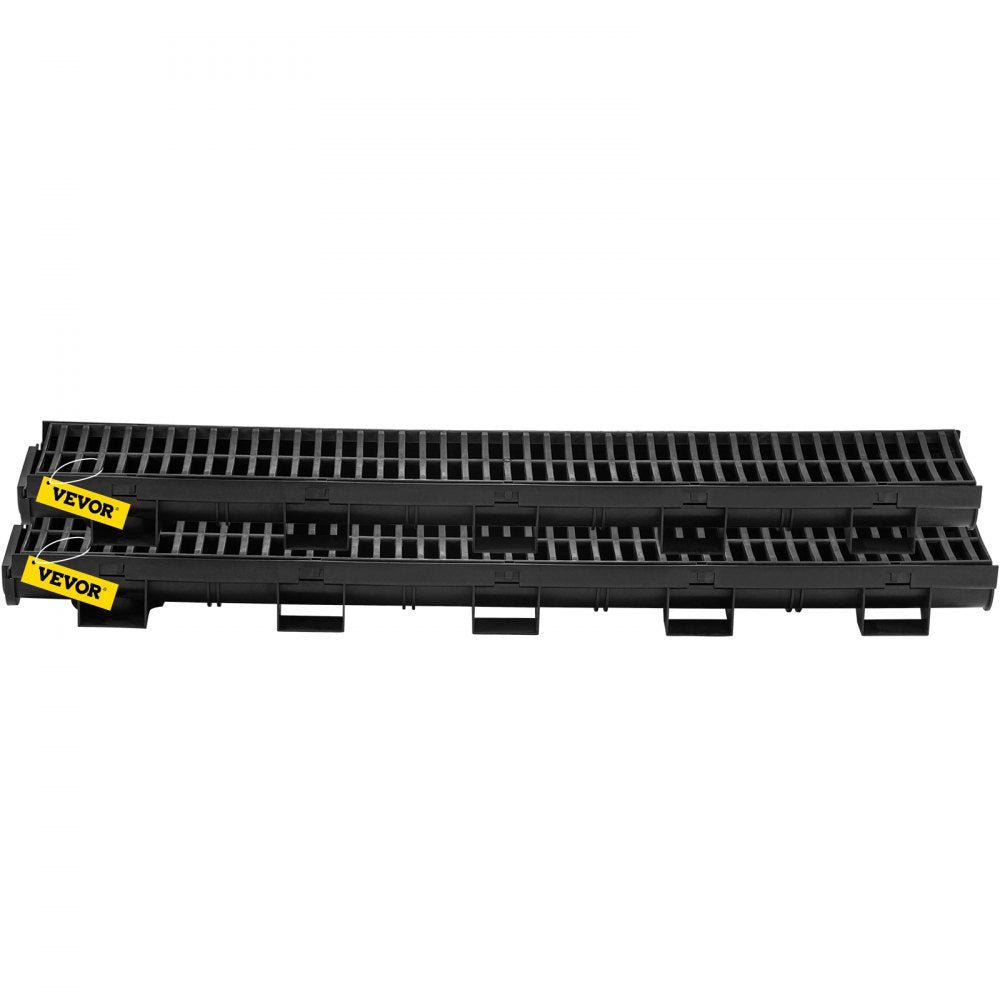 PSG100*45 - Durable HDPE Trench Drain System, 5.7 x 3.1 x 39.4 Inch