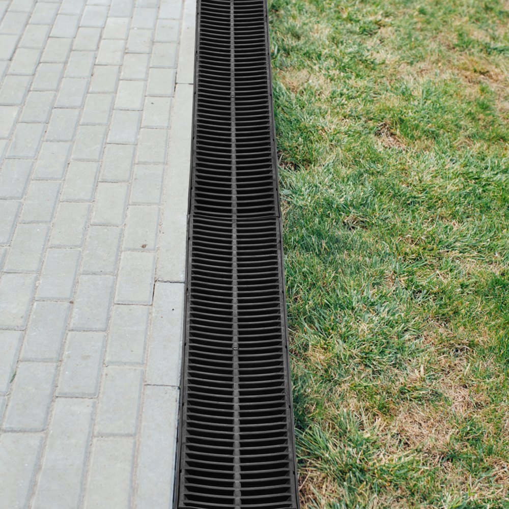 PSG100*45*5M - VEVOR 39.4" HDPE Trench Drain for Efficient Water Flow