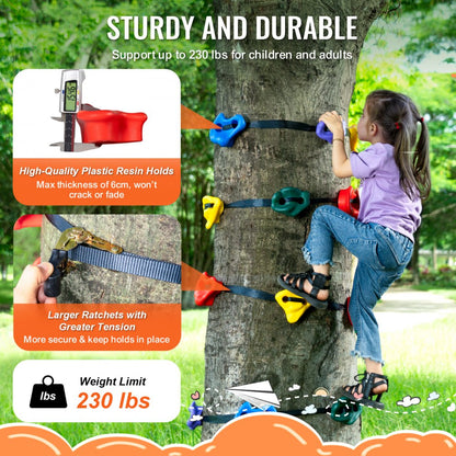 PYTZ-1 - Vibrant Ninja Tree Climbing Kit for Outdoor Fun