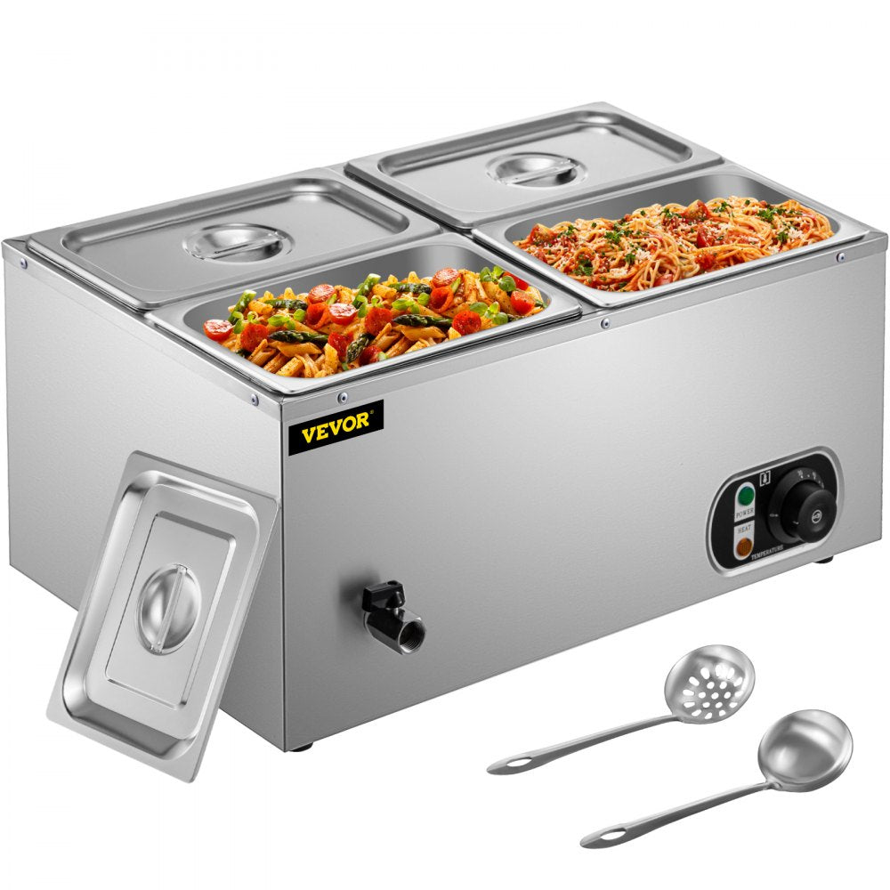 BM-22B - 1500W Stainless Steel Bain Marie with 14.8 Qt Capacity