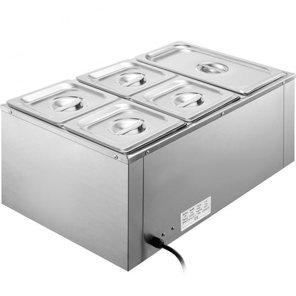 BM-63A - 13.7 Quart Stainless Steel Food Warmer with Adjustable Temp
