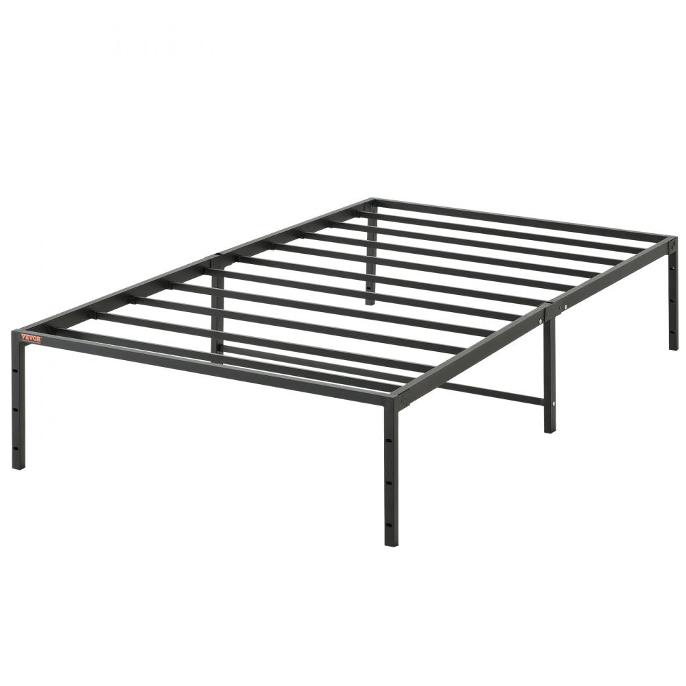 JHL-MB07-1 - 14" Twin Metal Bed Frame, 1500 lbs Capacity, Noise-Free Design